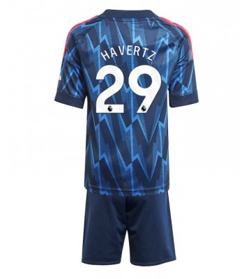 Arsenal Kai Havertz #29 Udebanesæt Børn 2025-26 Kort ærmer (+ korte bukser)